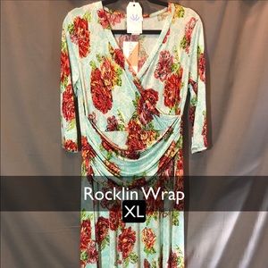 XL Honey and Lace Rocklin Wrap Dress NWT